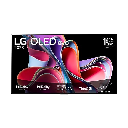 LG OLED77G39LA TV 195 cm (77 Zoll) OLED evo Fernseher (Gallery Design, Brightness Booster Max, 120 Hz) [Modelljahr 2023] von LG