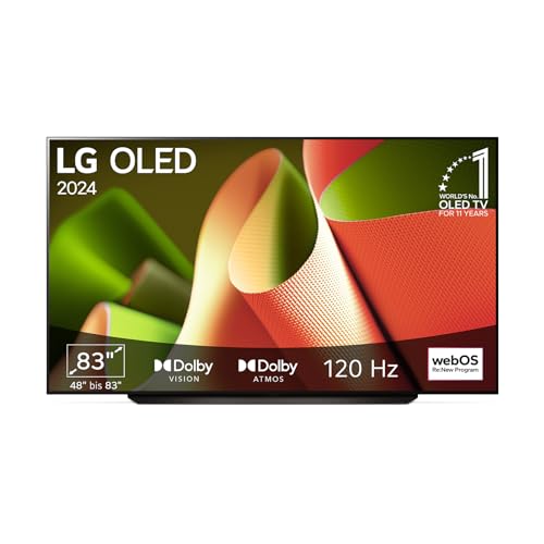 LG OLED83B49LA TV 83" (210 cm) OLED Fernseher (α9 Gen7 4K AI-Prozessor, webOS 24, Dolby Vision, bis zu 120Hz) [Modelljahr 2024] von LG ELECTRONICS
