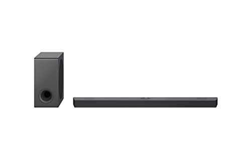 LG S90QY Soundbar TV 570 W, 5.1.3 Kanäle mit kabellosem Subwoofer, 3 Kanäle up-Firing, Audio Meridian, Dolby Atmos, DTS:X, IMAX Enhanced, Bluetooth, WLAN, optischer Eingang, USB, HDMI in/Out von LG