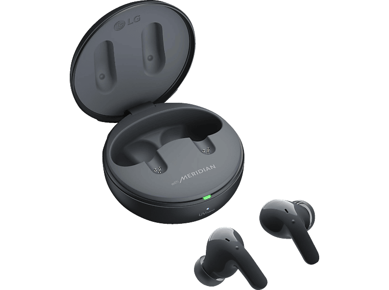 LG TONE Free DT80Q True Wireless, In-ear Kopfhörer Bluetooth Black von LG