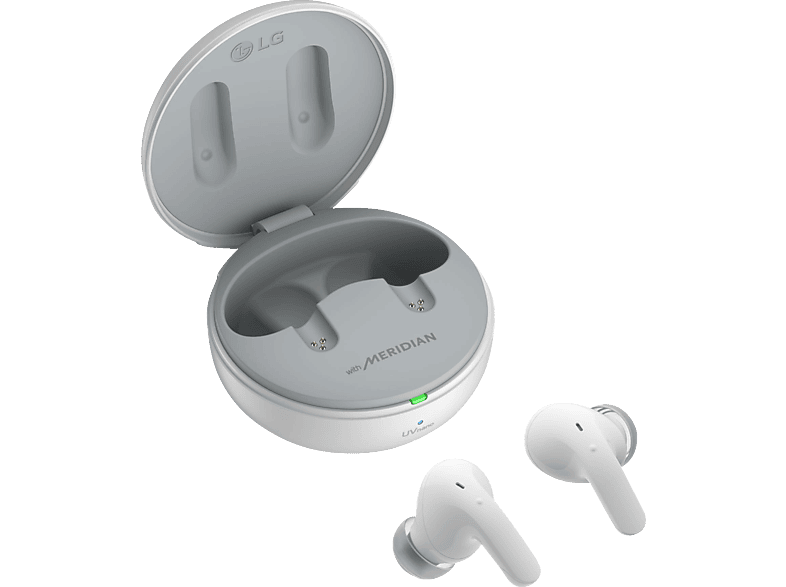 LG TONE Free DT80Q True Wireless, In-ear Kopfhörer Bluetooth White von LG