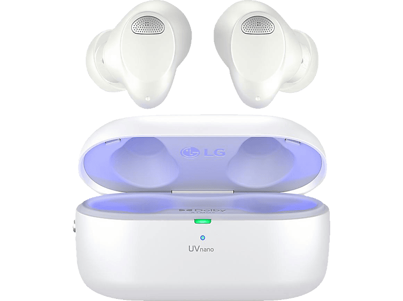 LG TONE Free T90S, In-ear Kopfhörer Bluetooth White von LG