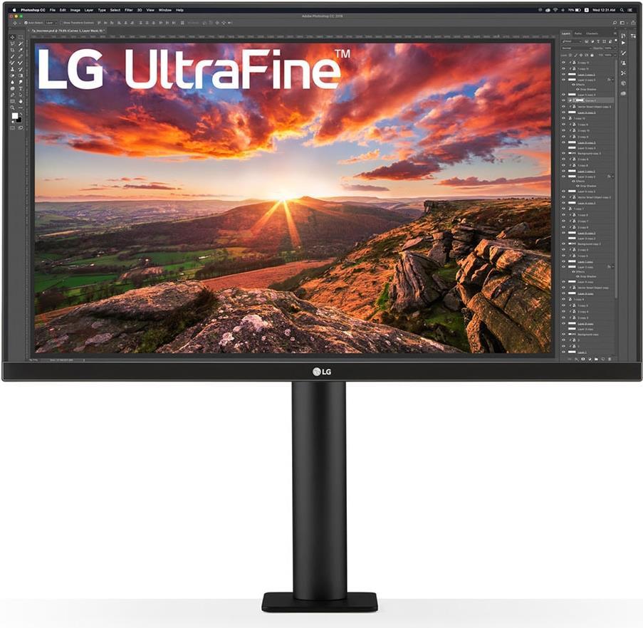 LG UltraFine Ergo 68,6 cm (27" ) 3840 x 2160 Pixel 4K Ultra HD LED Schwarz (27UN880P-B) von LG