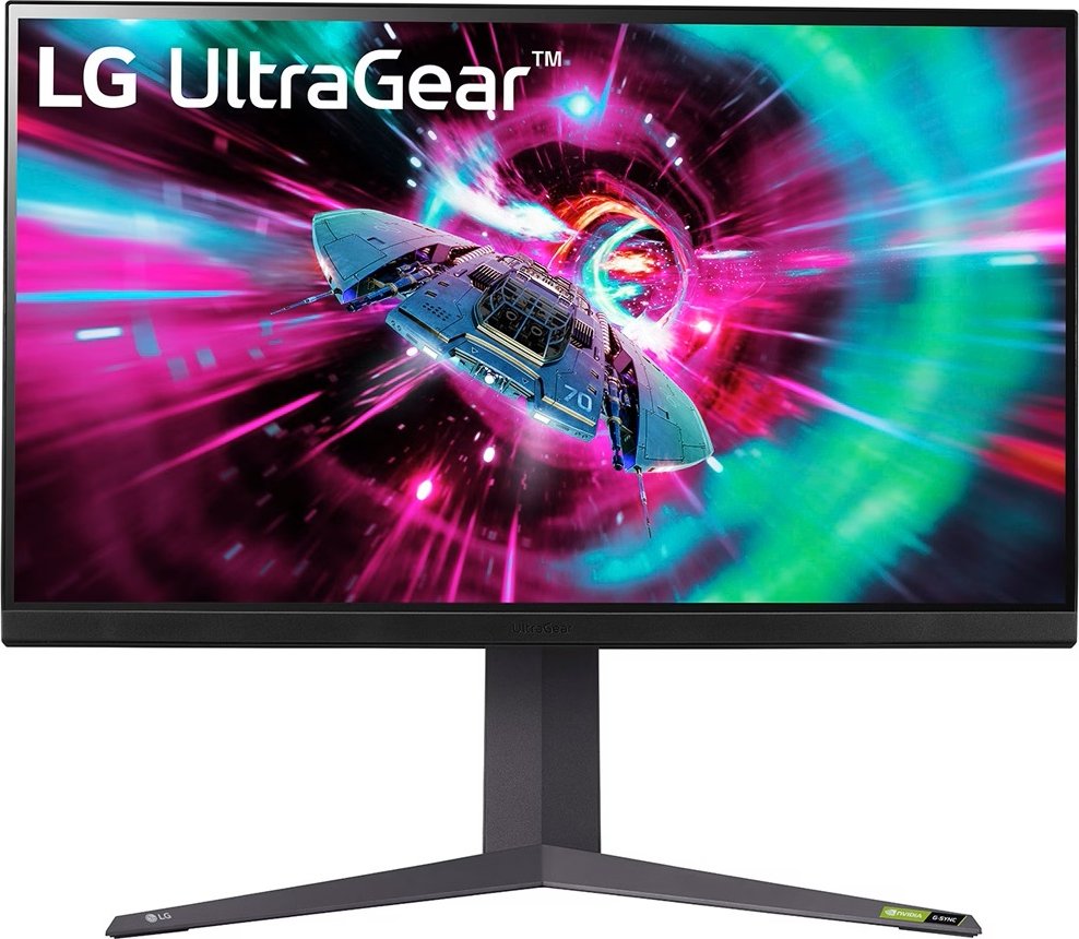 LG UltraGear 32GR93U-B.AEU 80cm (31.5) Gaming-Monitor - 16:9 IPS UHD - HDMI/DP/USB - 144Hz - grau [Energieklasse F] (32GR93U-B) von LG