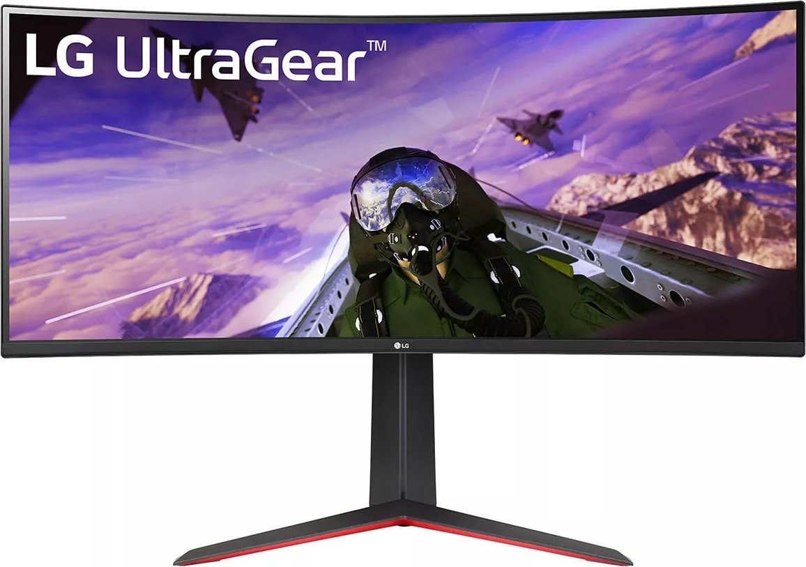 LG UltraGear 34GP63AP-B - LED-Monitor - gebogen - 86.42 cm (34) - 3440 x 1440 UWQHD @ 160 Hz - VA - 300 cd/m² - 3000:1 - HDR10 - 1 ms - 2xHDMI, DisplayPort - Lautsprecher [Energieklasse G] (34GP63AP-B.AEU) von LG