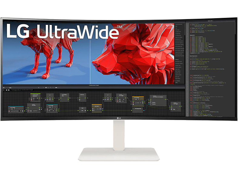 LG UltraWide 38WR85QC-W 37,5 Zoll QHD+ Monitor (1 ms Reaktionszeit, 144 Hz) von LG