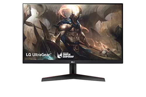 LG Ultragear Gaming Monitor 24GN600-B 23.8 ". IPS. FHD. 1920 x 1080 Pixels. 16:9. 1 ms. 300 cd/m². Black/Red von LG