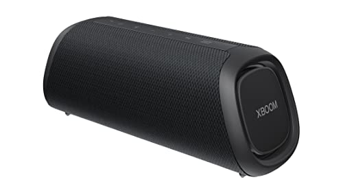 LG XBOOM Go DXG7, tragbarer Bluetooth-Lautsprecher (40 Watt, Google Assistant, Siri, Beleuchtung), Schwarz von LG