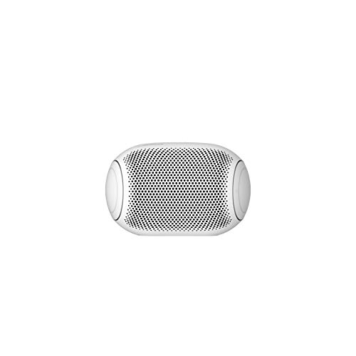 LG XBOOM Go PL2W Tragbarer Bluetooth-Lautsprecher – Bluetooth-Lautsprecher wasserdicht IPX5 mit Meridian-Audio und kraftvollem Bass, 10 Stunden Wiedergabezeit, Sprachsteuerung, Sound Boost, Weiß LG XBOOM Go PL2W Tragbarer Bluetooth-Lautsprecher – Bluetooth-Lautsprecher wasserdicht IPX5 mit Meridian-Audio und kraftvollem Bass, 10 Stunden Wiedergabezeit, Sprachsteuerung, Sound Boost, Weiß von LG