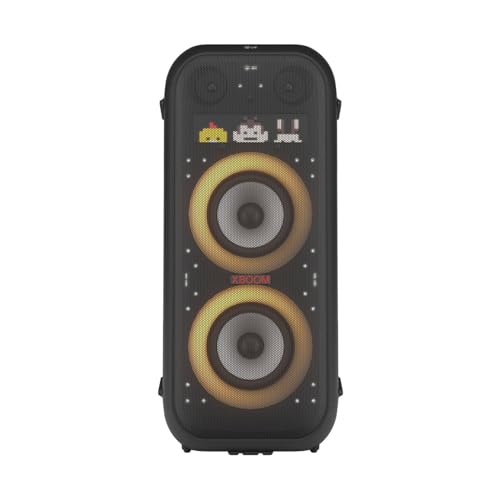 LG XBOOM La Bestia XL9T Lautsprecher, hohe Leistung, Bluetooth, USB, DJ-Funktionen, Karaoke, LED-Beleuchtung, breite Konnektivität, 2 Lautsprecher, Schwarz von LG