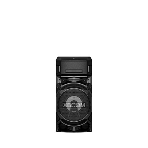 LG XBOOM ON5 Party-Lautsprecher, Onebody-Soundsystem (Bluetooth, DJ- und Karaoke-Funktion), schwarz [Modelljahr 2020] von LG