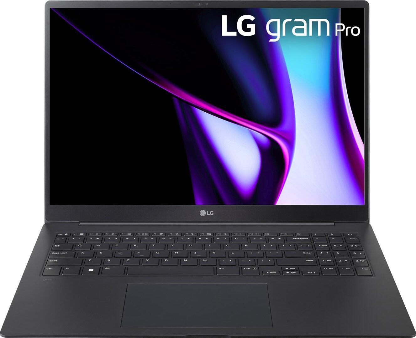 LG gram 16 Pro Core Ultra 7 155H 16GB/1TB SSD Win11 schwarz 16Z90SP-G -  Intel Core Ultra 7 155H Prozessor (bis zu 4,9 GHz) - Hexadeca-Core  40,6 cm (16) QHD 16:10 Display (entspiegelt) - Webcam  16 GB RAM - 1 TB SSD  Intel Arc Grafik - HDMI - 2x Thunderbolt 4 - WLAN-ax - BT  Windows 11 Home 64 Bit - Akkulaufzeit bis 0 h - 1,3 kg (16Z90SP-G.AA78G) von LG