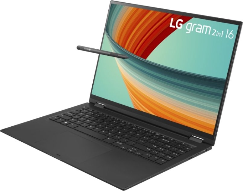LG gram 16T90R-G.AA78G - Flip-Design - Intel Core i7 1360P / 2.2 GHz - Evo - Win 11 Home - Intel Iris Xe Grafikkarte - 16 GB RAM - 1 TB SSD NVMe - 40.6 cm (16) IPS Touchscreen 2560 x 1600 (WQXGA) - 802.11a/b/g/n/ac/ax (Wi-Fi 6E) - Schwarz von LG
