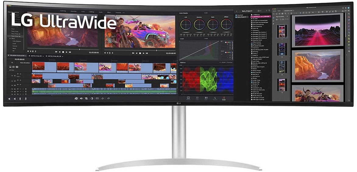 UltraWide 49WQ95X-W 124 cm (49") TFT-Monitor mit LED-Technik / F von LG