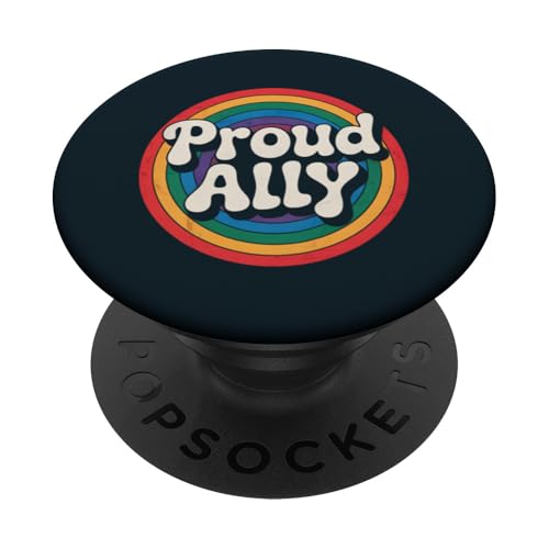 LGBT-Pride-Monat | Vintage Rainbow Proud Ally LGBTQ-Rechte PopSockets Klebender PopGrip LGBT-Pride-Monat | Vintage Rainbow Proud Ally LGBTQ-Rechte PopSockets Klebender PopGrip von LGBT Pride Celebration Apparel.USA
