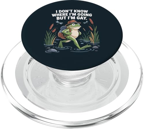 LGBT Pride Month Gay | I'm Gay And Proud Funny Gay Frog PopSockets PopGrip für MagSafe LGBT Pride Month Gay | I'm Gay And Proud Funny Gay Frog PopSockets PopGrip für MagSafe von LGBT Pride Celebration Apparel.USA