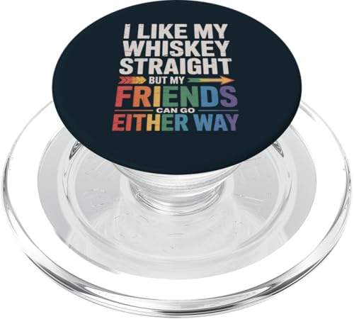 LGBT Pride Month Gay | Ich mag meinen Whiskey Hart LGBT-Humor PopSockets PopGrip für MagSafe LGBT Pride Month Gay | Ich mag meinen Whiskey Hart LGBT-Humor PopSockets PopGrip für MagSafe von LGBT Pride Celebration Apparel.USA