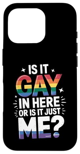 LGBT Pride Month Gay | Ist es hier schwul oder bin es nur ich Hülle für iPhone 16 Pro LGBT Pride Month Gay | Ist es hier schwul oder bin es nur ich Hülle für iPhone 16 Pro von LGBT Pride Celebration Apparel.USA