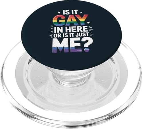 LGBT Pride Month Gay | Ist es hier schwul oder bin es nur ich PopSockets PopGrip für MagSafe LGBT Pride Month Gay | Ist es hier schwul oder bin es nur ich PopSockets PopGrip für MagSafe von LGBT Pride Celebration Apparel.USA