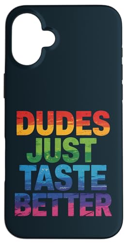 LGBT Pride Month Gay | Jungs schmecken einfach besser Gay Pride Hülle für iPhone 16 Plus LGBT Pride Month Gay | Jungs schmecken einfach besser Gay Pride Hülle für iPhone 16 Plus von LGBT Pride Celebration Apparel.USA