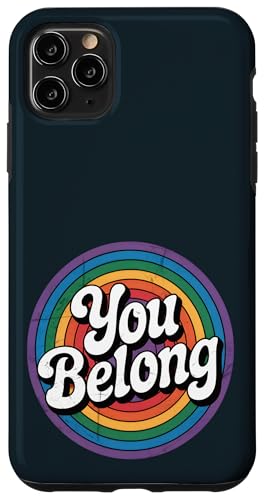 LGBT Pride Month | Inspirierender Retro-LGBT-Artikel von You Belong Pride Hülle für iPhone 11 Pro Max LGBT Pride Month | Inspirierender Retro-LGBT-Artikel von You Belong Pride Hülle für iPhone 11 Pro Max von LGBT Pride Celebration Apparel.USA