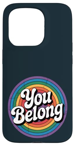 LGBT Pride Month | Inspirierender Retro-LGBT-Artikel von You Belong Pride Hülle für iPhone 15 Pro LGBT Pride Month | Inspirierender Retro-LGBT-Artikel von You Belong Pride Hülle für iPhone 15 Pro von LGBT Pride Celebration Apparel.USA