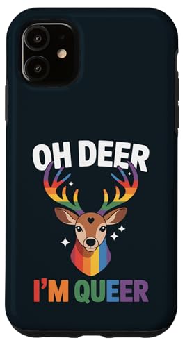 LGBT Pride Month Queer | Vintage Oh Deer Ich bin Queer Pride Hülle für iPhone 11 LGBT Pride Month Queer | Vintage Oh Deer Ich bin Queer Pride Hülle für iPhone 11 von LGBT Pride Celebration Apparel.USA