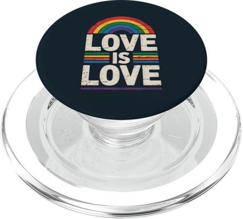 LGBT Pride Month | Retro LGBTQ Pride Regenbogenliebe ist Liebe PopSockets PopGrip für MagSafe LGBT Pride Month | Retro LGBTQ Pride Regenbogenliebe ist Liebe PopSockets PopGrip für MagSafe von LGBT Pride Celebration Apparel.USA