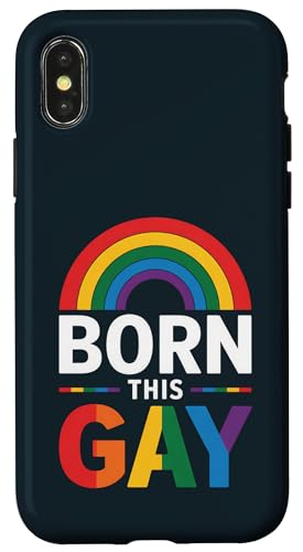 LGBT Pride Month Schwul | Retro Rainbow Born Gay Pride Parade Hülle für iPhone X/XS LGBT Pride Month Schwul | Retro Rainbow Born Gay Pride Parade Hülle für iPhone X/XS von LGBT Pride Celebration Apparel.USA