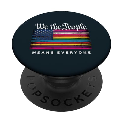 LGBT Pride Month | Wir, das Volk, bedeuten alle | LGBTQ Pride PopSockets Klebender PopGrip LGBT Pride Month | Wir, das Volk, bedeuten alle | LGBTQ Pride PopSockets Klebender PopGrip von LGBT Pride Celebration Apparel.USA
