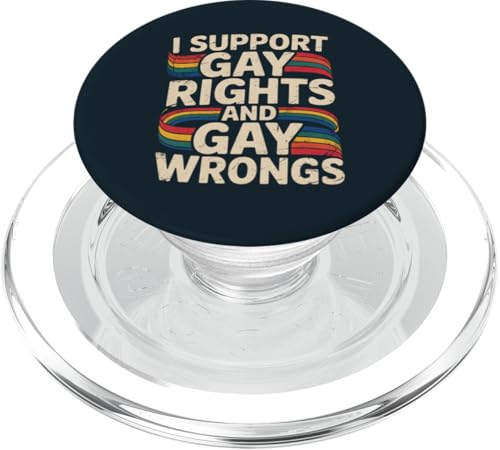 LGBTQ Pride Month Gay | Lustige Unterstützung Homosexuell Rechte Gay Wrongs PopSockets PopGrip für MagSafe LGBTQ Pride Month Gay | Lustige Unterstützung Homosexuell Rechte Gay Wrongs PopSockets PopGrip für MagSafe von LGBT Pride Celebration Apparel.USA