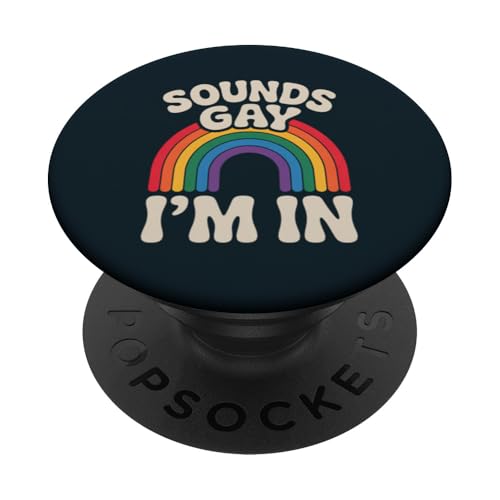 LGBTQ Pride Month Gay | Retro-Regenbogenflagge klingt nach Gay Pride PopSockets Klebender PopGrip LGBTQ Pride Month Gay | Retro-Regenbogenflagge klingt nach Gay Pride PopSockets Klebender PopGrip von LGBT Pride Celebration Apparel.USA
