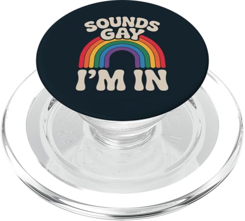 LGBTQ Pride Month Gay | Retro-Regenbogenflagge klingt nach Gay Pride PopSockets PopGrip für MagSafe LGBTQ Pride Month Gay | Retro-Regenbogenflagge klingt nach Gay Pride PopSockets PopGrip für MagSafe von LGBT Pride Celebration Apparel.USA