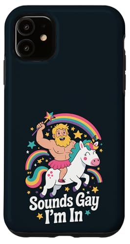 LGBTQ Pride Month Schwul | Klingt schwul Lustig Einhorn Gay Pride Hülle für iPhone 11 LGBTQ Pride Month Schwul | Klingt schwul Lustig Einhorn Gay Pride Hülle für iPhone 11 von LGBT Pride Celebration Apparel.USA