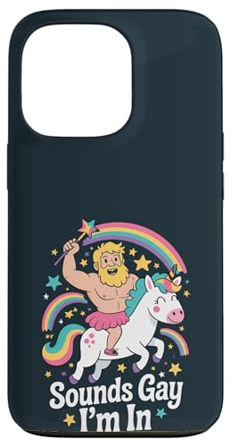 LGBTQ Pride Month Schwul | Klingt schwul Lustig Einhorn Gay Pride Hülle für iPhone 13 Pro LGBTQ Pride Month Schwul | Klingt schwul Lustig Einhorn Gay Pride Hülle für iPhone 13 Pro von LGBT Pride Celebration Apparel.USA
