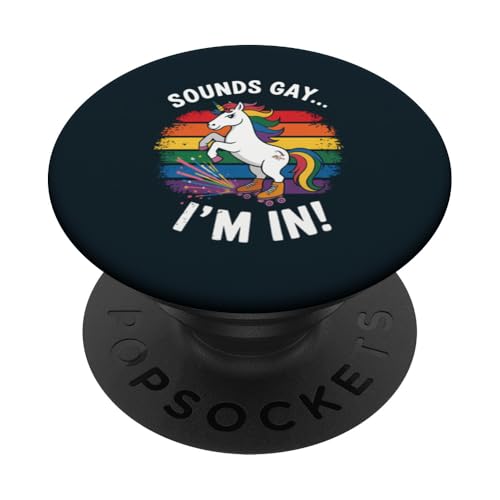 LGBTQ Pride Month Schwul | Klingt schwul Lustig Einhorn Gay Pride PopSockets Klebender PopGrip LGBTQ Pride Month Schwul | Klingt schwul Lustig Einhorn Gay Pride PopSockets Klebender PopGrip von LGBT Pride Celebration Apparel.USA