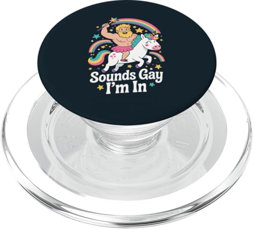 LGBTQ Pride Month Schwul | Klingt schwul Lustig Einhorn Gay Pride PopSockets PopGrip für MagSafe LGBTQ Pride Month Schwul | Klingt schwul Lustig Einhorn Gay Pride PopSockets PopGrip für MagSafe von LGBT Pride Celebration Apparel.USA