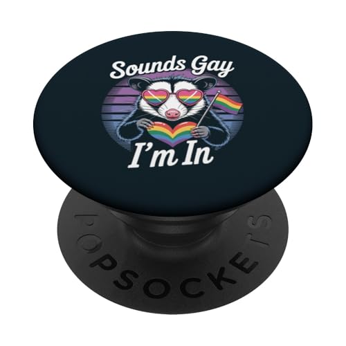 LGBTQ Pride Month Schwul | Klingt schwul | Lustig | Possum Gay Pride PopSockets Klebender PopGrip LGBTQ Pride Month Schwul | Klingt schwul | Lustig | Possum Gay Pride PopSockets Klebender PopGrip von LGBT Pride Celebration Apparel.USA