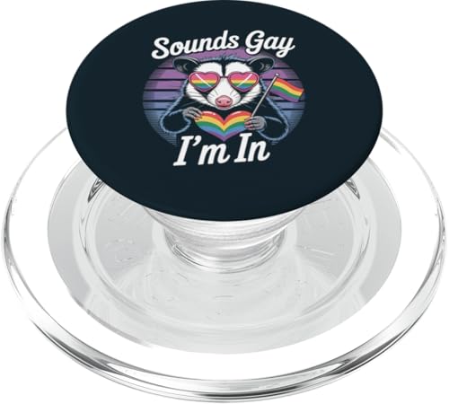 LGBTQ Pride Month Schwul | Klingt schwul | Lustig | Possum Gay Pride PopSockets PopGrip für MagSafe LGBTQ Pride Month Schwul | Klingt schwul | Lustig | Possum Gay Pride PopSockets PopGrip für MagSafe von LGBT Pride Celebration Apparel.USA