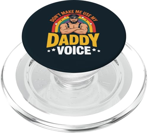 Lass mich nicht meine Papa-Stimme benutzen Lustiger LGBT-Pride-Monat Schwul PopSockets PopGrip für MagSafe Lass mich nicht meine Papa-Stimme benutzen Lustiger LGBT-Pride-Monat Schwul PopSockets PopGrip für MagSafe von LGBT Pride Celebration Apparel.USA