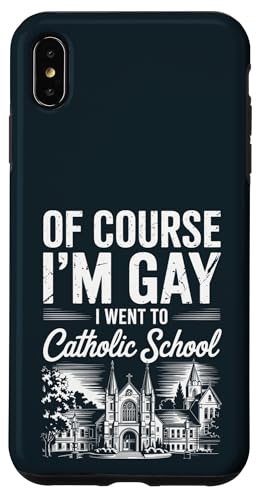 Natürlich bin ich schwul Ich war auf dem LGBT Pride Month der Katholischen Schule Hülle für iPhone XS Max Natürlich bin ich schwul Ich war auf dem LGBT Pride Month der Katholischen Schule Hülle für iPhone XS Max von LGBT Pride Celebration Apparel.USA