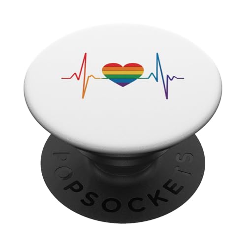 Süßer LGBT Pride Month | Pride Love Pulse Rainbow Heart LGBTQ PopSockets Klebender PopGrip Süßer LGBT Pride Month | Pride Love Pulse Rainbow Heart LGBTQ PopSockets Klebender PopGrip von LGBT Pride Celebration Apparel.USA