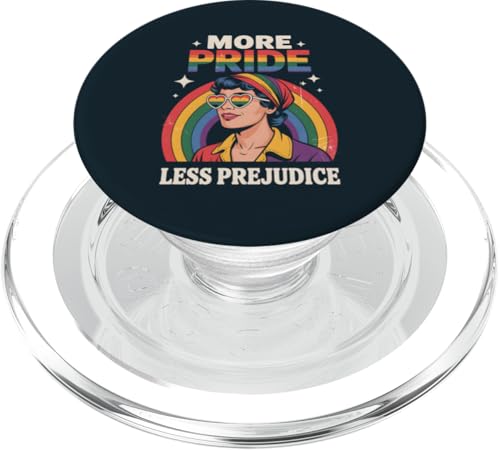 Vintage LGBT Pride Month | Mehr Stolz Weniger Vorurteil LGBTQ PopSockets PopGrip für MagSafe Vintage LGBT Pride Month | Mehr Stolz Weniger Vorurteil LGBTQ PopSockets PopGrip für MagSafe von LGBT Pride Celebration Apparel.USA
