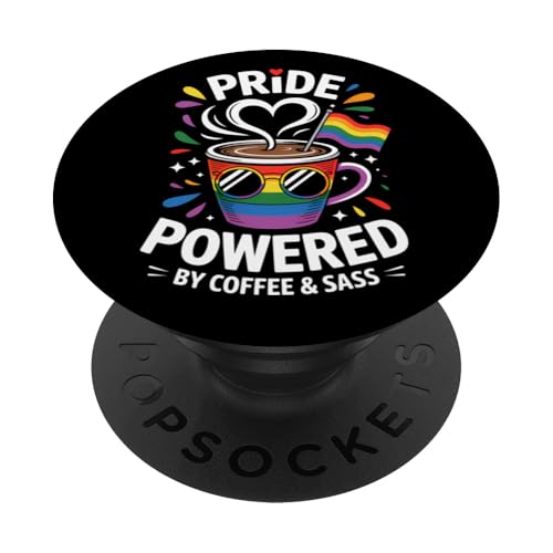 LGBT Pride Month Coffee Sass LGBTQIA+ PopSockets Klebender PopGrip LGBT Pride Month Coffee Sass LGBTQIA+ PopSockets Klebender PopGrip von LGBT Pride Month Coffee Sass LGBTQIA+ Tees & Gifts
