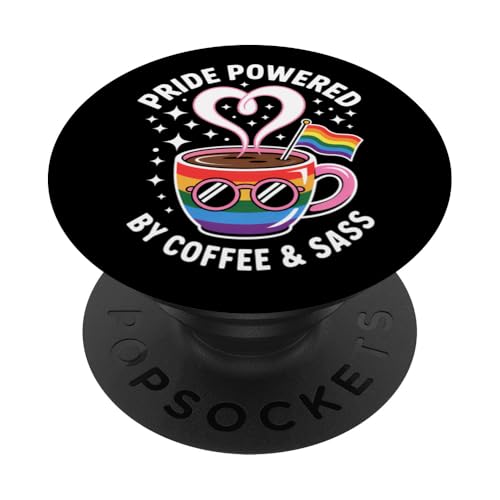LGBT Pride Month Coffee Sass LGBTQIA+ PopSockets Klebender PopGrip LGBT Pride Month Coffee Sass LGBTQIA+ PopSockets Klebender PopGrip von LGBT Pride Month Coffee Sass LGBTQIA+ Tees & Gifts