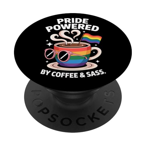 LGBT Pride Month Coffee Sass LGBTQIA+ PopSockets Klebender PopGrip LGBT Pride Month Coffee Sass LGBTQIA+ PopSockets Klebender PopGrip von LGBT Pride Month Coffee Sass LGBTQIA+ Tees & Gifts