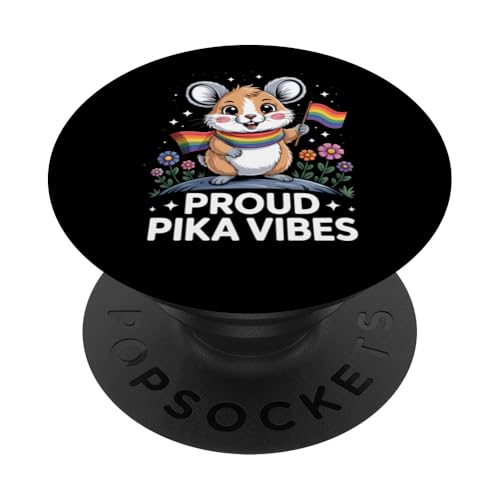 LGBT-Preismonat Pika LGBTQIA+ PopSockets Klebender PopGrip von LGBT Pride Pika LGBTQIA+ Apparel