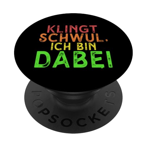 Klingt Schwul Ich Bin Dabei LGBT Pride Lesbisch Transgender PopSockets Klebender PopGrip Klingt Schwul Ich Bin Dabei LGBT Pride Lesbisch Transgender PopSockets Klebender PopGrip von LGBT Regenbogen Mensch Pride Monat Schwule Paare