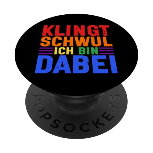 Klingt Schwul Ich Bin Dabei LGBT Pride Schwul Lesbisch PopSockets Klebender PopGrip Klingt Schwul Ich Bin Dabei LGBT Pride Schwul Lesbisch PopSockets Klebender PopGrip von LGBT Regenbogen Mensch Pride Monat Schwule Paare