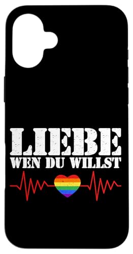 LGBT Pride Schwul Lesbisch Transgender Gleichberechtigung Hülle für iPhone 16 Plus LGBT Pride Schwul Lesbisch Transgender Gleichberechtigung Hülle für iPhone 16 Plus von LGBT Regenbogen Mensch Pride Monat Schwule Paare